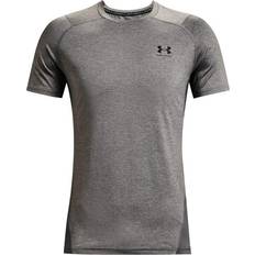 Gröna - Herr - Polyester T-shirts Under Armour HeatGear Fitted Short Sleeve Men's