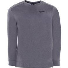 Nike Dri-Fit Training Crew Sweatshirt Men - Charcoal Heather/Black