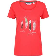 Regatta Women's Filandra IV Graphic T-shirt - Red Sky Feather Print