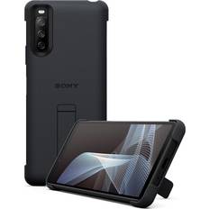 Sony Silikoner Mobilfodral Sony Style Cover with Stand for Xperia 10 III