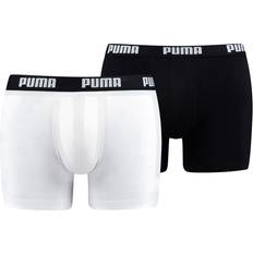 Puma Herr - S Kläder Puma Basic Men's Boxers 2-pack - White/Black