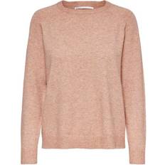 Only Single Colored Knitted Sweater - Pink/Misty Rose