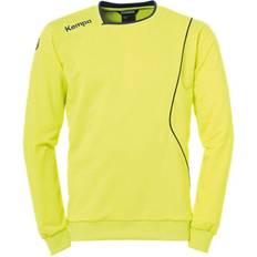 Kempa Curve Training Sweatshirt Men - Fluo Yellow/Deep Blue