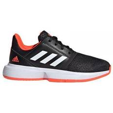 Adidas Racketsportskor adidas Junior CourtJam Tennis - Core Black/Cloud White/Solar Red