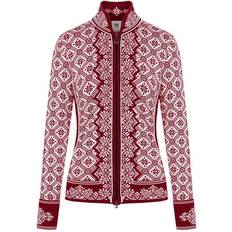 Dale of Norway Koftor Dale of Norway Christiania Women's Jacket - White/Red