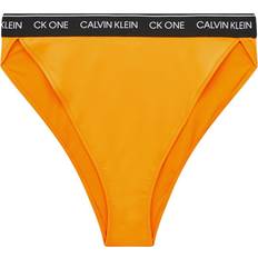 Calvin Klein High Waisted Bikini Bottom - Sunrise Orange