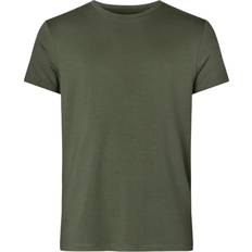 Resteröds Elastan/Lycra/Spandex Överdelar Resteröds Bamboo Crew Neck T-shirt - Army