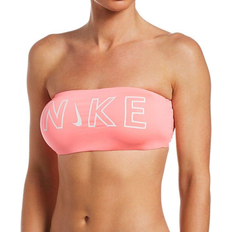 Nike Bikiniöverdelar Nike Swim Bandeau Bikini Top - Sunset Pink