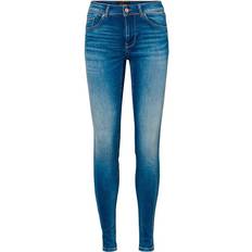 Vero Moda Dam Jeans Vero Moda Lux Slim Fit Jeans - Blue/Medium Blue Denim