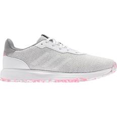 Adidas 14 - Dam Golfskor adidas S2G Spikeless Golf W - Grey Three/Cloud White/Screaming Pink