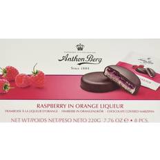 Anthon Berg Raspberry In Orange Liqueur 220g 8st
