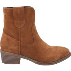 Hush Puppies Iva Ankle Boots - Tan