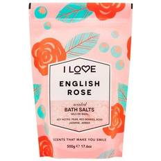 Avslappnande Badsalter I love... Bath Salts English Rose 500g