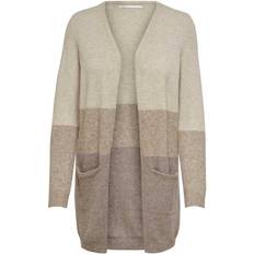 Only Queen Long Knitted Cardigan - Beige/Sand