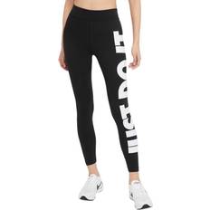 10 - Dam Tights Nike Essential Just Do It Leggings - Black/White
