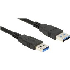 DeLock Nickel - USB A-USB A - USB-kabel Kablar DeLock USB A-USB A 3.0 5m