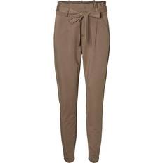 Vero Moda Bruna Byxor & Shorts Vero Moda Eva Loose Fit Trousers - Brown/Bungee Cord