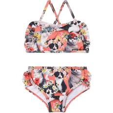 Multifärgade Bikinis Barnkläder Molo Nanda - Flower Power Cats (8S21P106 6203)