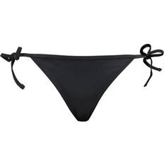 XS Bikiniunderdelar Puma Swim Women's Side-Tie Bikini Bottom - Black