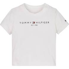 Tommy Hilfiger Bebisar Överdelar Tommy Hilfiger Baby Essential Organic Cotton T-Shirt - White (KN0KN01293-YBR)