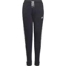 adidas Girl's Essentials 3-Stripes French Terry Joggers - Black/White (GS2199)
