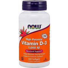 Now Foods Vitamin D-3 1000IU 360 st