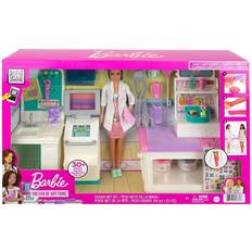 Barbie Docktillbehör - Tillbehör Modedockor Dockor & Dockhus Barbie Fast Cast Clinic Playset with Brunette Doctor Doll