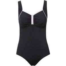Polyester Baddräkter Trofé Prosthetic Chlorine Resistant Swimsuit - Black/White