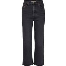 Levi's Ribcage Straight Ankle Jeans - Feelin Cagey/Black
