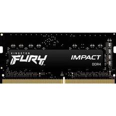 2666 MHz - 8 GB - SO-DIMM DDR4 RAM minnen Kingston Fury Impact Black DDR4 2666MHz 8GB (KF426S15IB/8)
