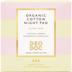 DeoDoc Bindor DeoDoc Organic Cotton Night Pad 10-pack