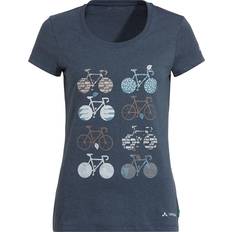 Vaude Dam - Ekologiskt material T-shirts & Linnen Vaude Women's Cyclist V T-shirt - Steelblue
