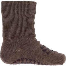 Bruna Underkläder Go Baby Go Non Slip Socks - Brown Melange (244)