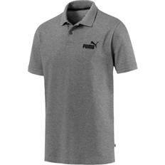 Puma Essential Short Sleeve Polo Shirt - Medium Gray Heather