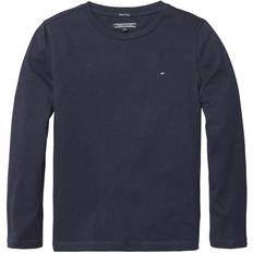 Tommy Hilfiger Långa ärmar Överdelar Tommy Hilfiger Long Sleeve Organic Cotton T-shirt - Sky Captain (KB0KB04141-420)