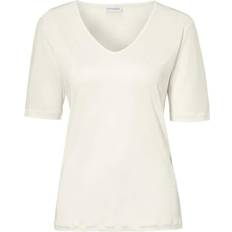 Damella Silk T-shirt - Ivory
