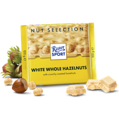 Choklad Nötter & Frön Ritter Sport White Whole Hazelnuts 100g