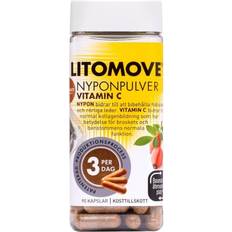 Litomove Nyponpulver Vitamin C 90 st