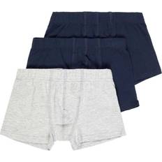 Name It Boxer Shorts 3-pack - Grey/Grey Melange (13183441)