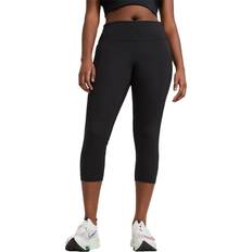 Dam - Löpning Tights Nike Fast Mid-Rise Crop Running Plus Size Leggings Women - Black