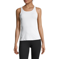 Casall Essential Racerback with Mesh Insert Tank Top - White