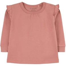 Fixoni Ruffle Detail T-Shirt - Pink