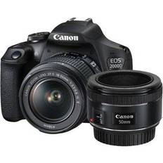 Canon DSLR-kameror Canon EOS 2000D + 18-55mm IS II + 50mm STM