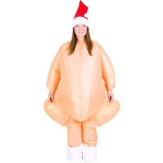 Jul - Uppblåsbar Dräkter & Kläder bodysocks Inflatable Turkey Adult Costume