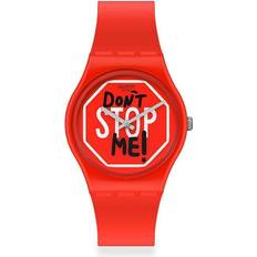 Swatch Analog - Herr - Röd Armbandsur Swatch Don't Stop Me (GR183)