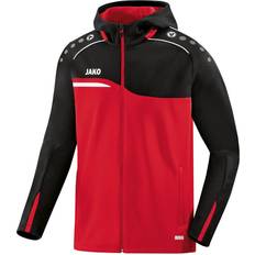 JAKO Competition 2.0 Hooded Jacket Unisex - Red Black