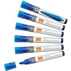 Nobo Liquid Ink Whiteboard Pens Chisel Tip 10-pack