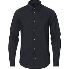 Emporio Armani Cotton Stretch Shirt - Navy