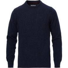 Barbour Silke/Siden Kläder Barbour Tisbury Crew Neck Sweater - Navy