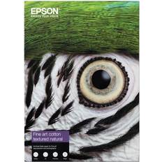 A4 - Bläckstråle Plotterpapper Epson Fine Art Cotton Textured Natural A4